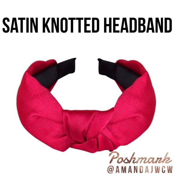 3 for $20 - Silk Cross Knot Twist Headbands - Picture 12 of 16
